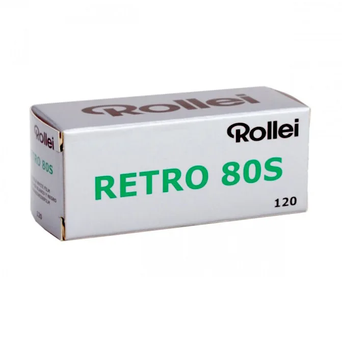 Rollei Retro 80s Mittelformat Schwarzweiß-Negativfilm - 120er Rolle