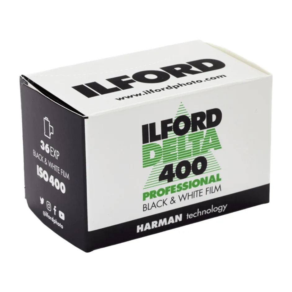 Ilford Delta 400 Professional 흑백 네거티브 필름 - 35mm 롤 필름, 36매 (ISO 400)