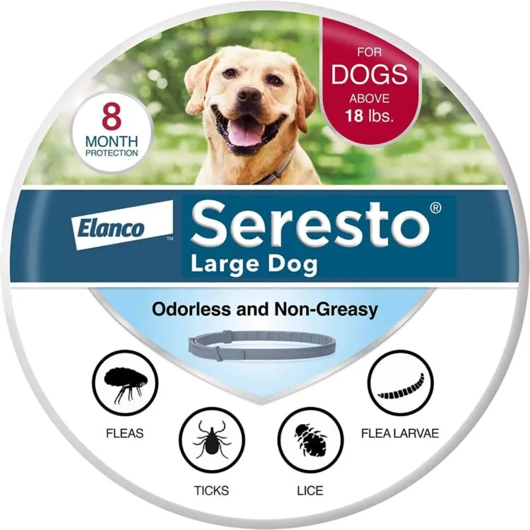 Seresto Flea & Tick Collar for Large Dog 8 Month Protection