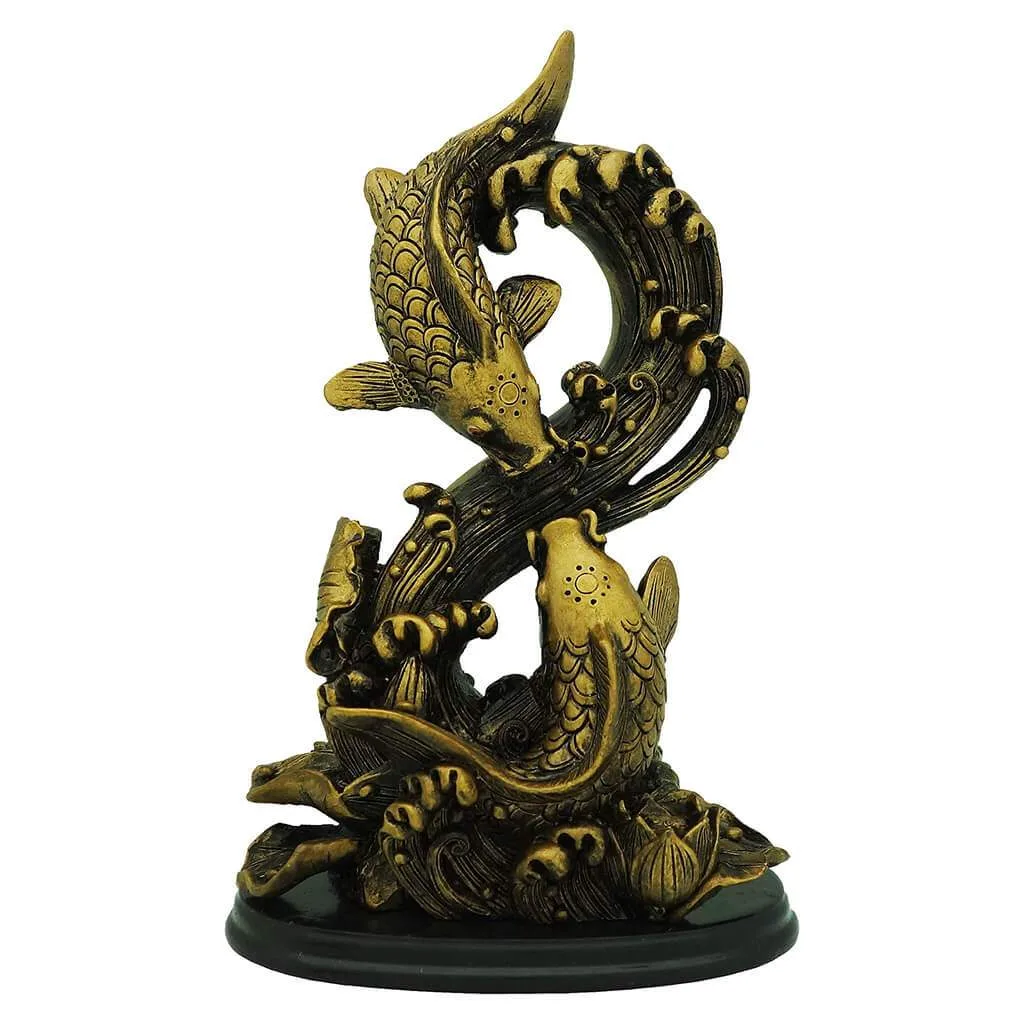 8-SHAPE Double Carps for Wealth and Prosperity | FENG SHUI BESTBUY