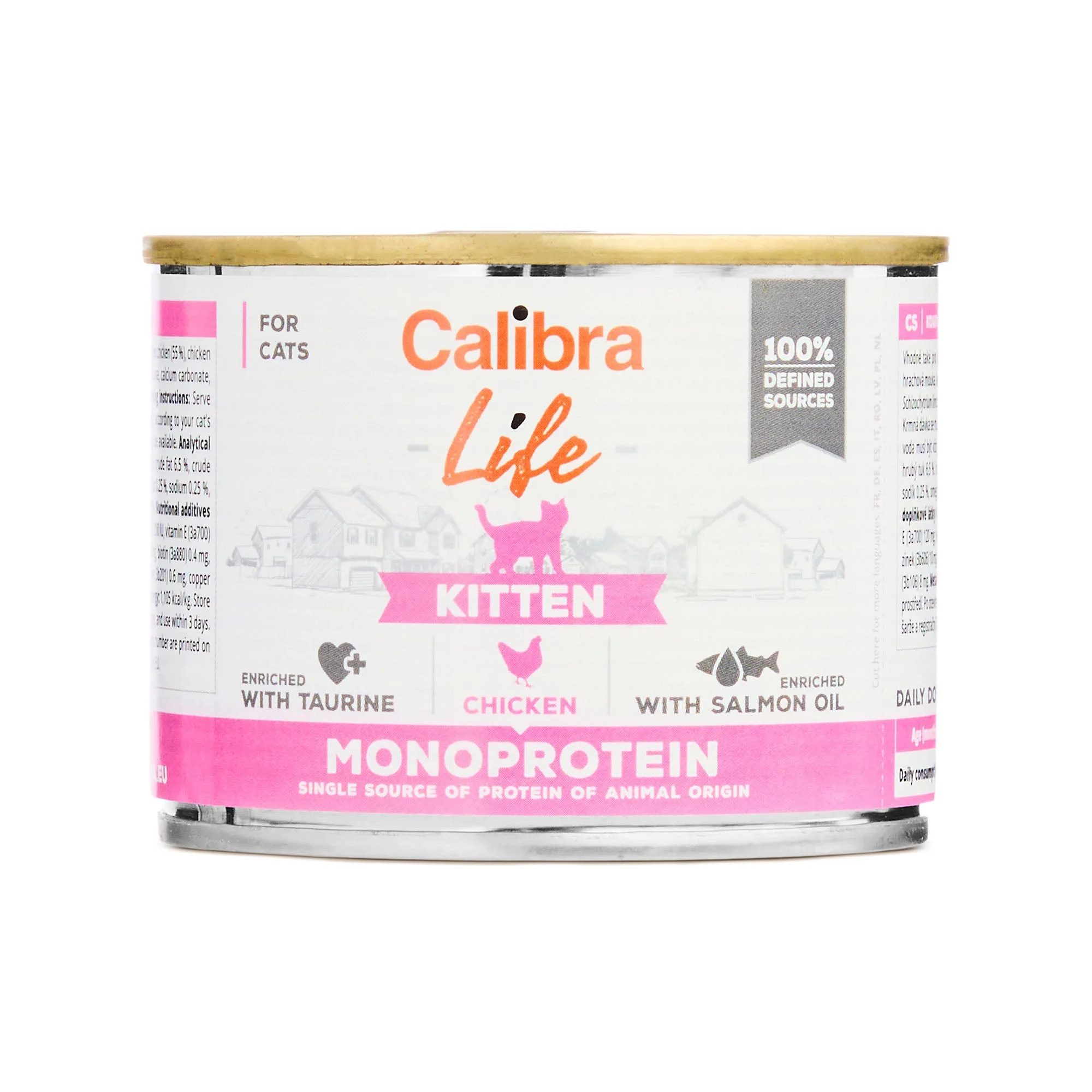 Calibra Cat Life Blik Kitten Kip 6x200g