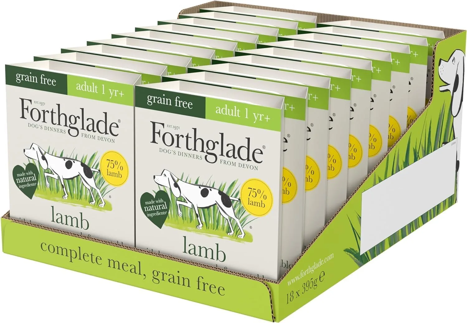 Forthglade Complete Adult Grain Free Lamb & Butternut Squash 18 x 395g