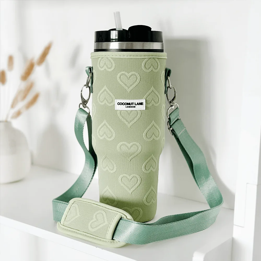 Sage Heart Tumbler Carry Case by Coconut Lane