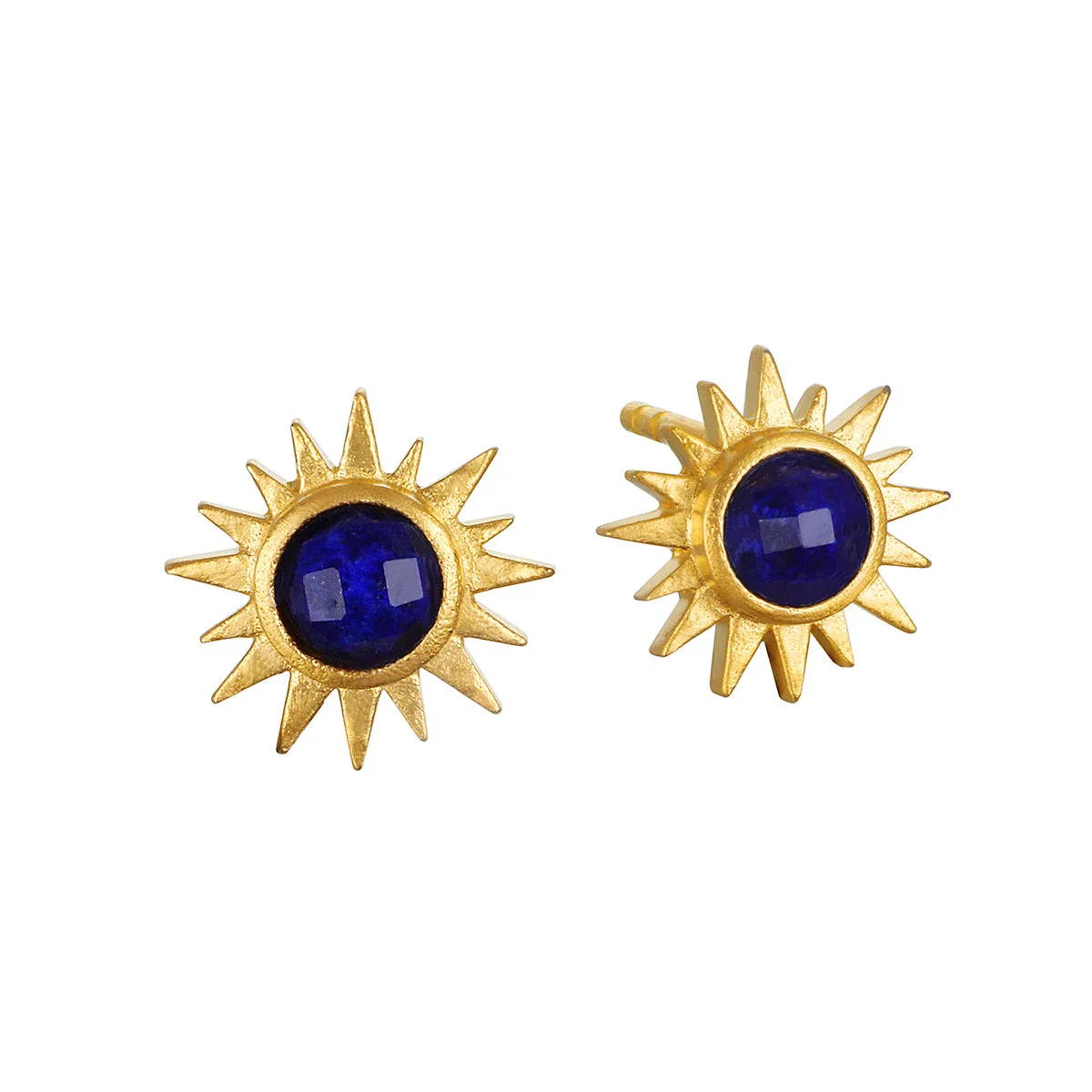 Light Seeker Lapis Starburst Ohrringe