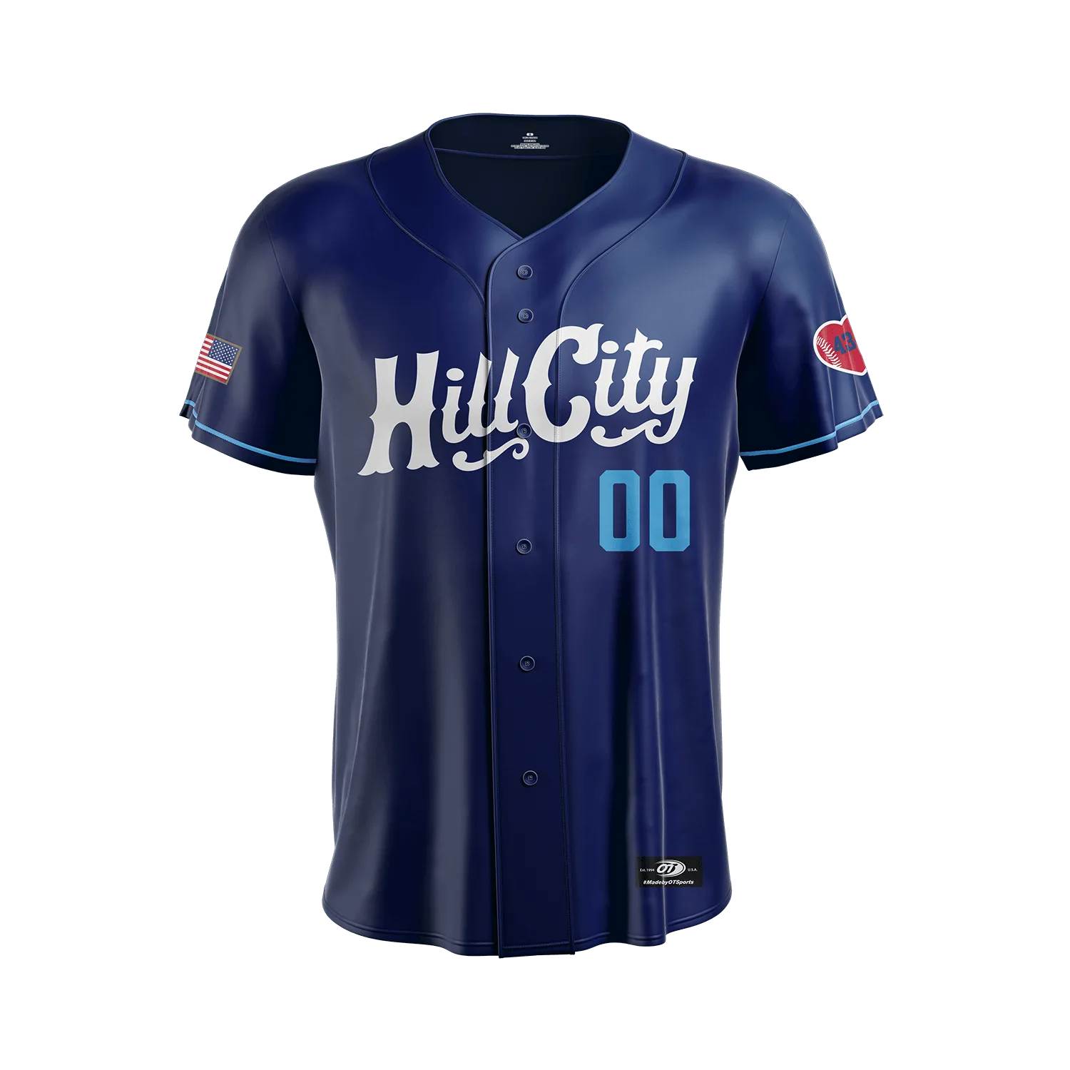 HIll City Howlers Adult Alternate 2 Embroidered Jersey