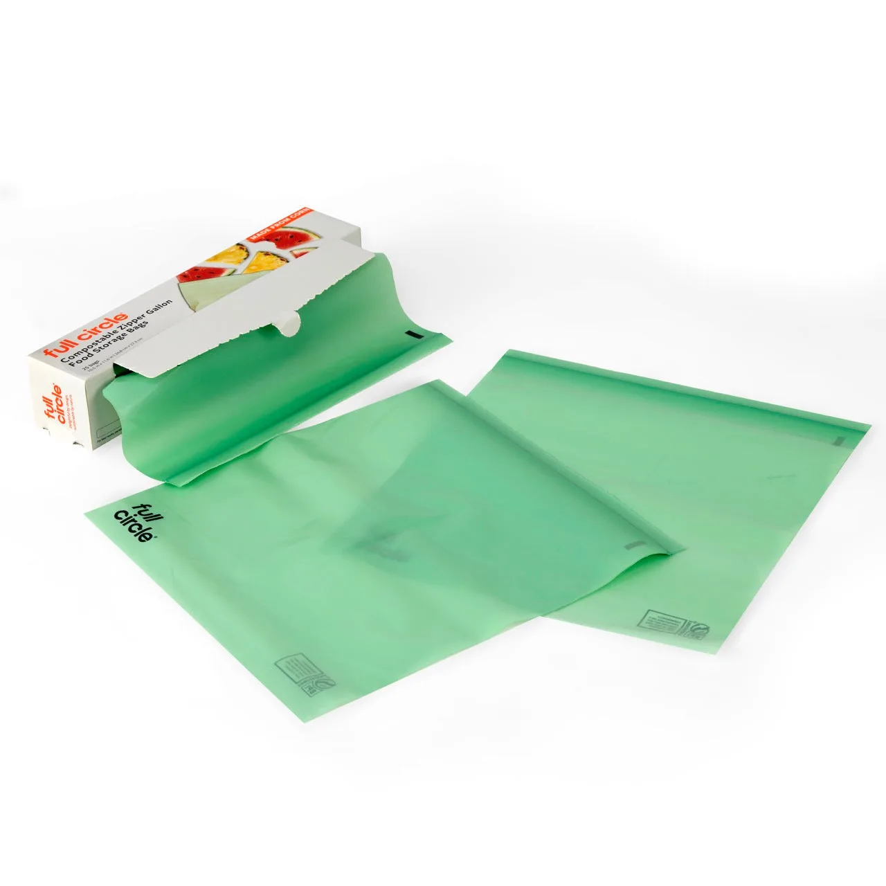 Compostable Zipper Food Gallon Bags