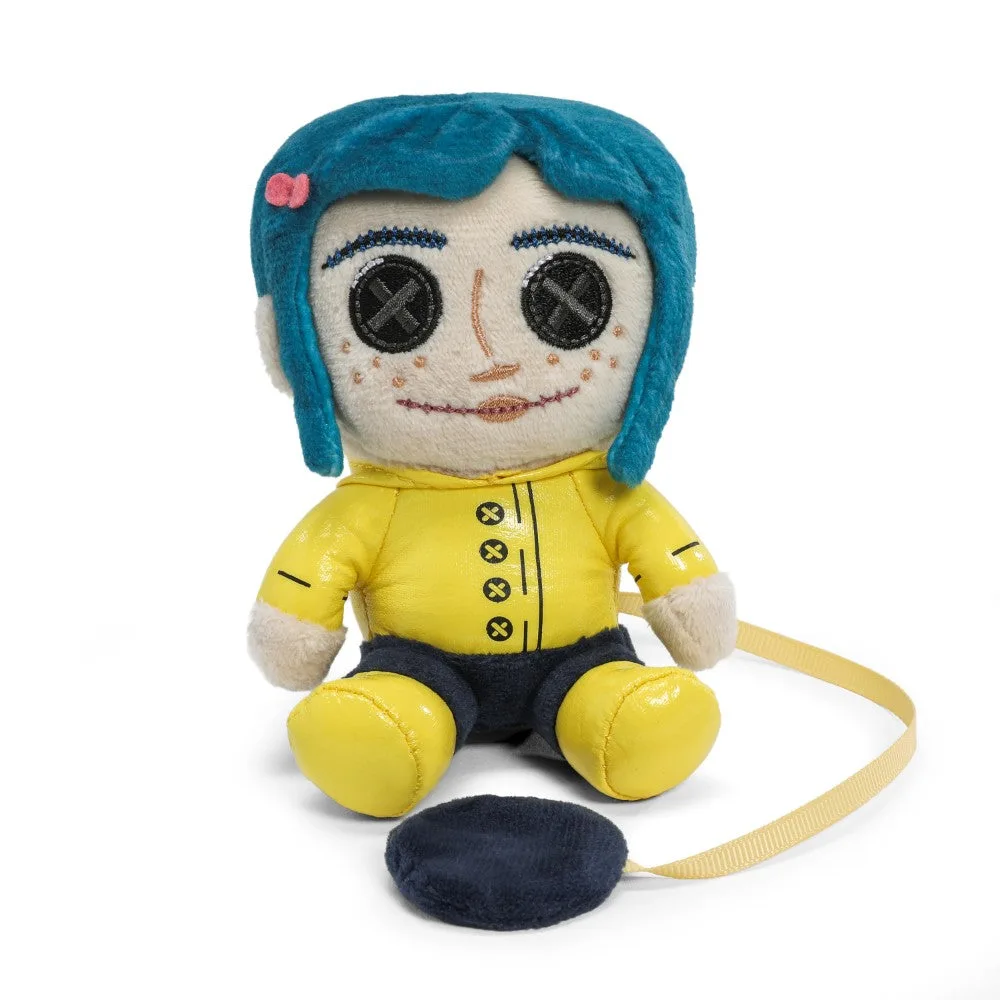 Coraline aux Yeux Bouton Peluche Épaule Phunny