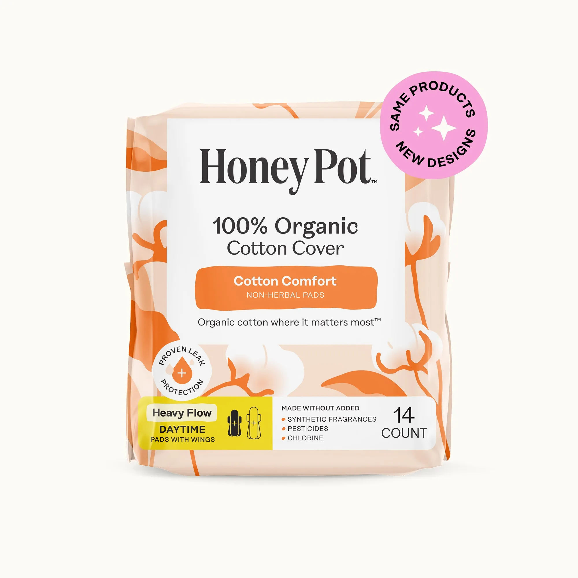 Podpaski dzienne na obfite krwawienie z organicznej bawełny Comfort Cover