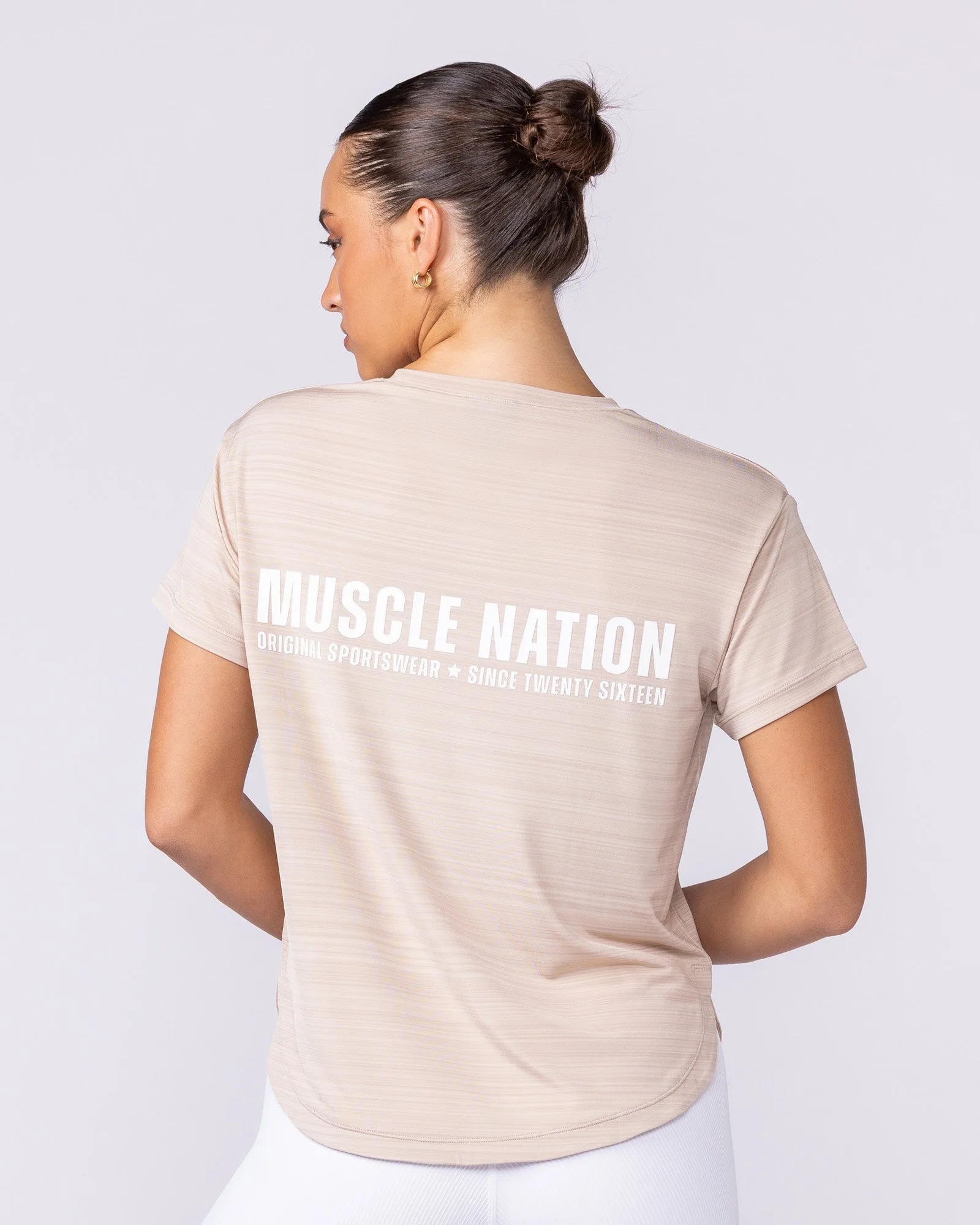 T-shirt d'entraînement Ignite - Sable