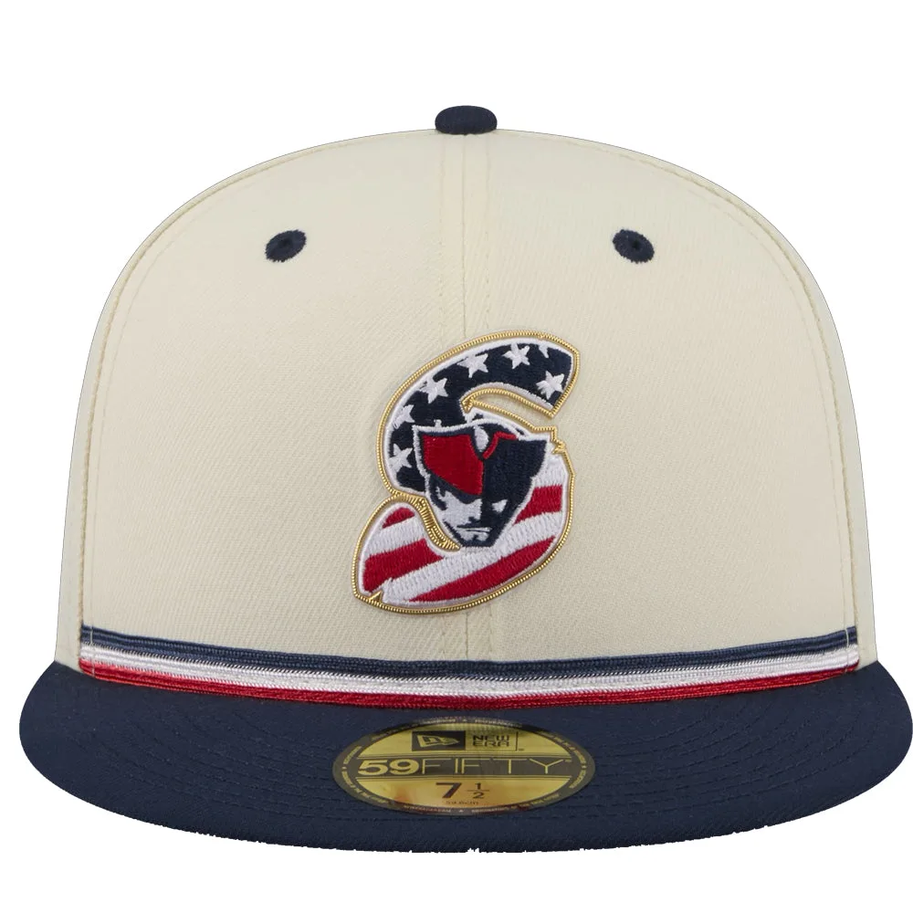 Somerset Patriots 2026 Stars and Stripes 59Fifty Authentic Cap