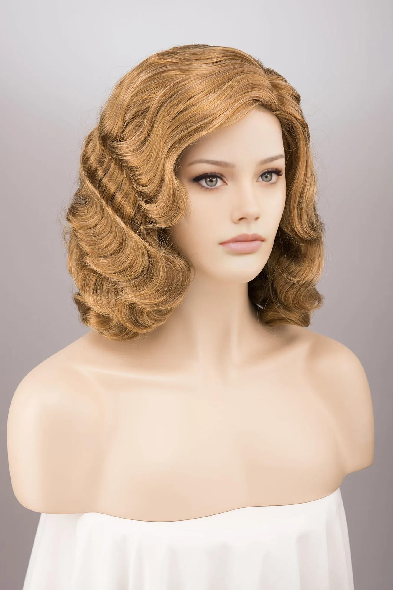 Golden Ash Honey Blonde Finger Wave Wig Styling Tips