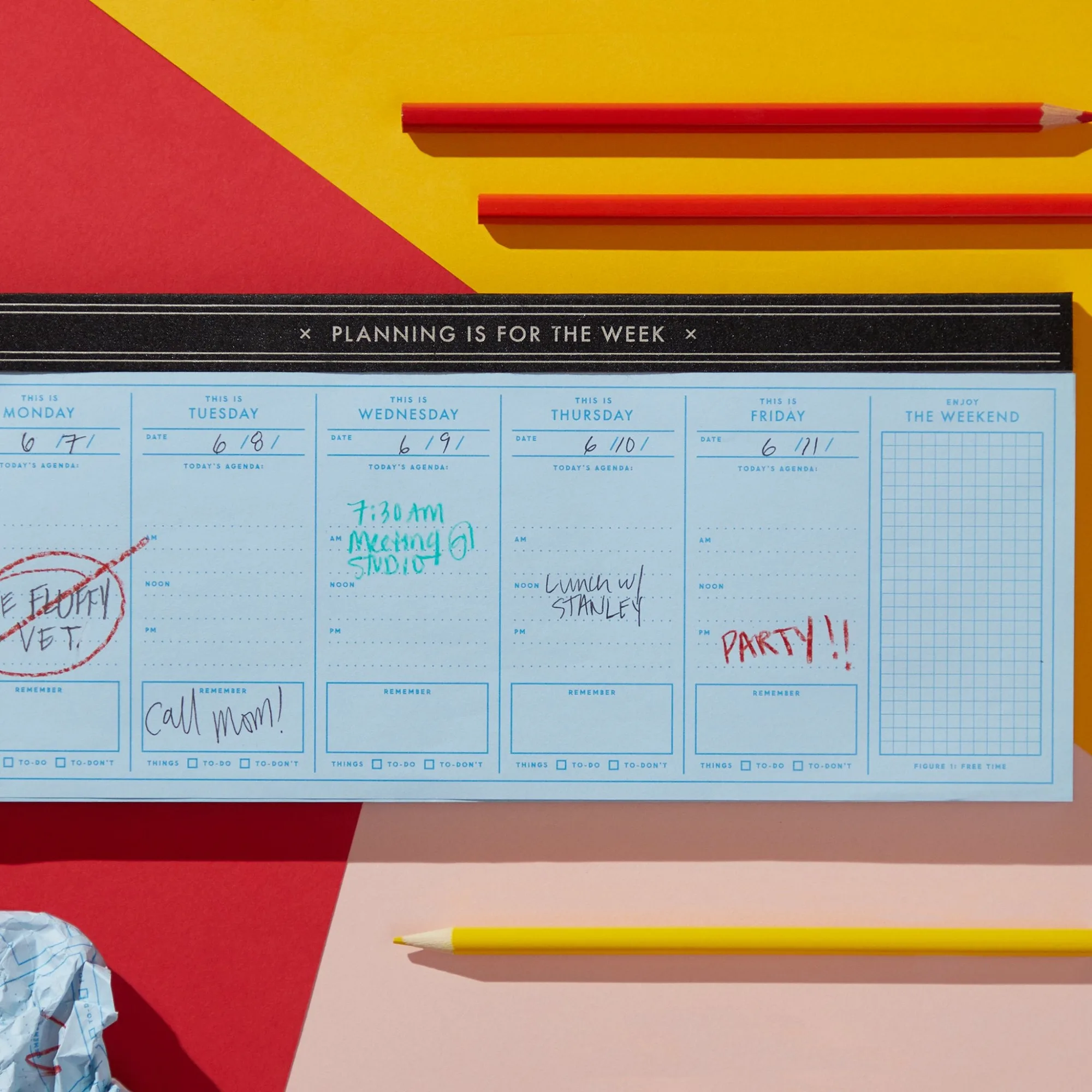 Planning Is For The Week Weekly Planner Pad