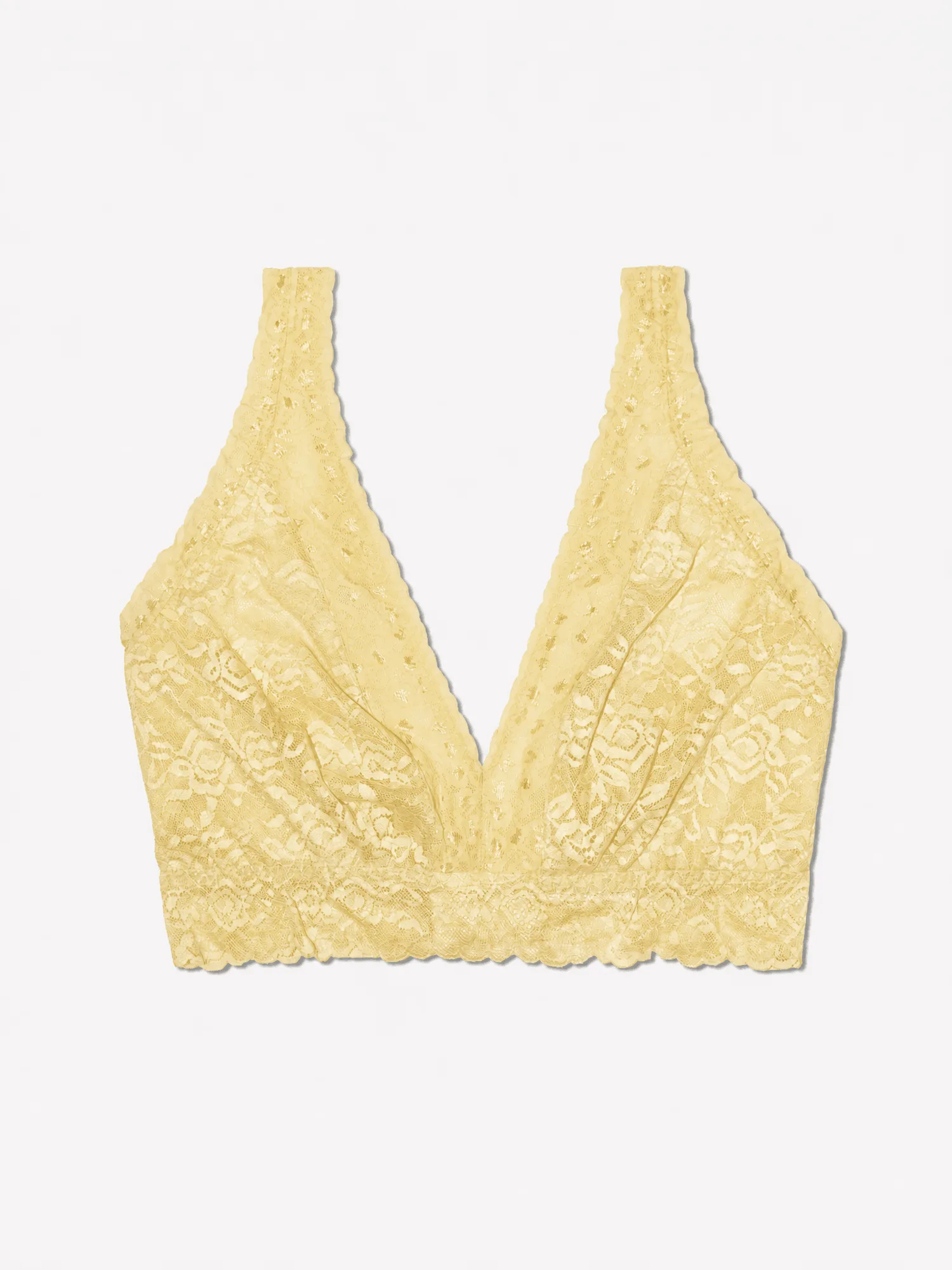 Curvy Lace Bralette - Lemon Sorbet