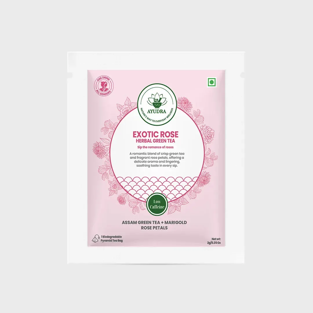 Exotic Rose Green Tea Sample Sachet