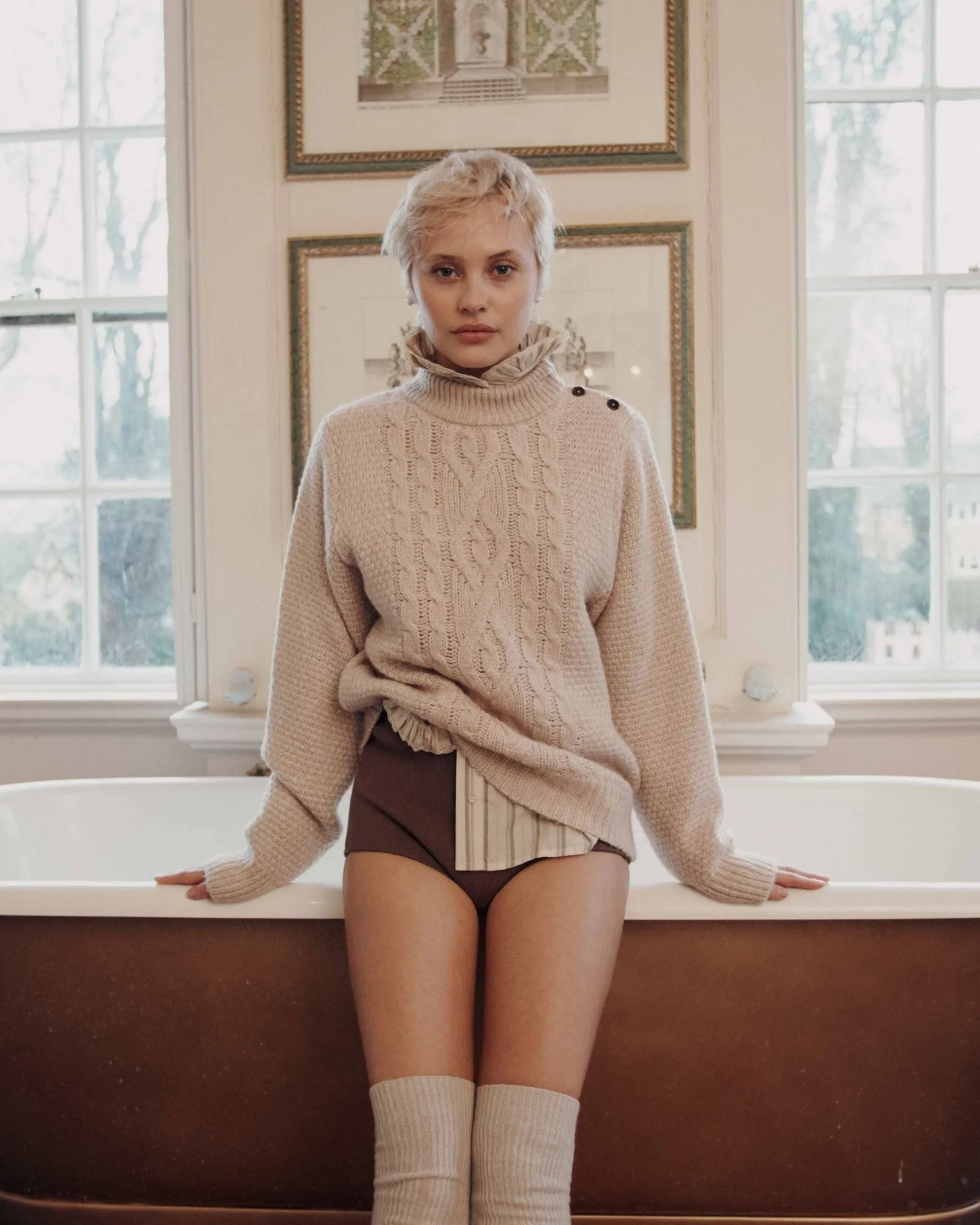 Pull irlandais torsadé : guide taille et entretien