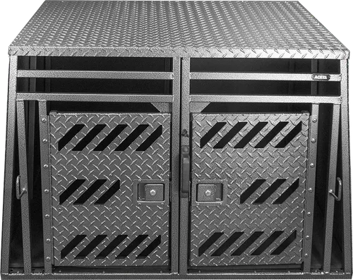 Powder Coated Aluminum 2 Dog Crate