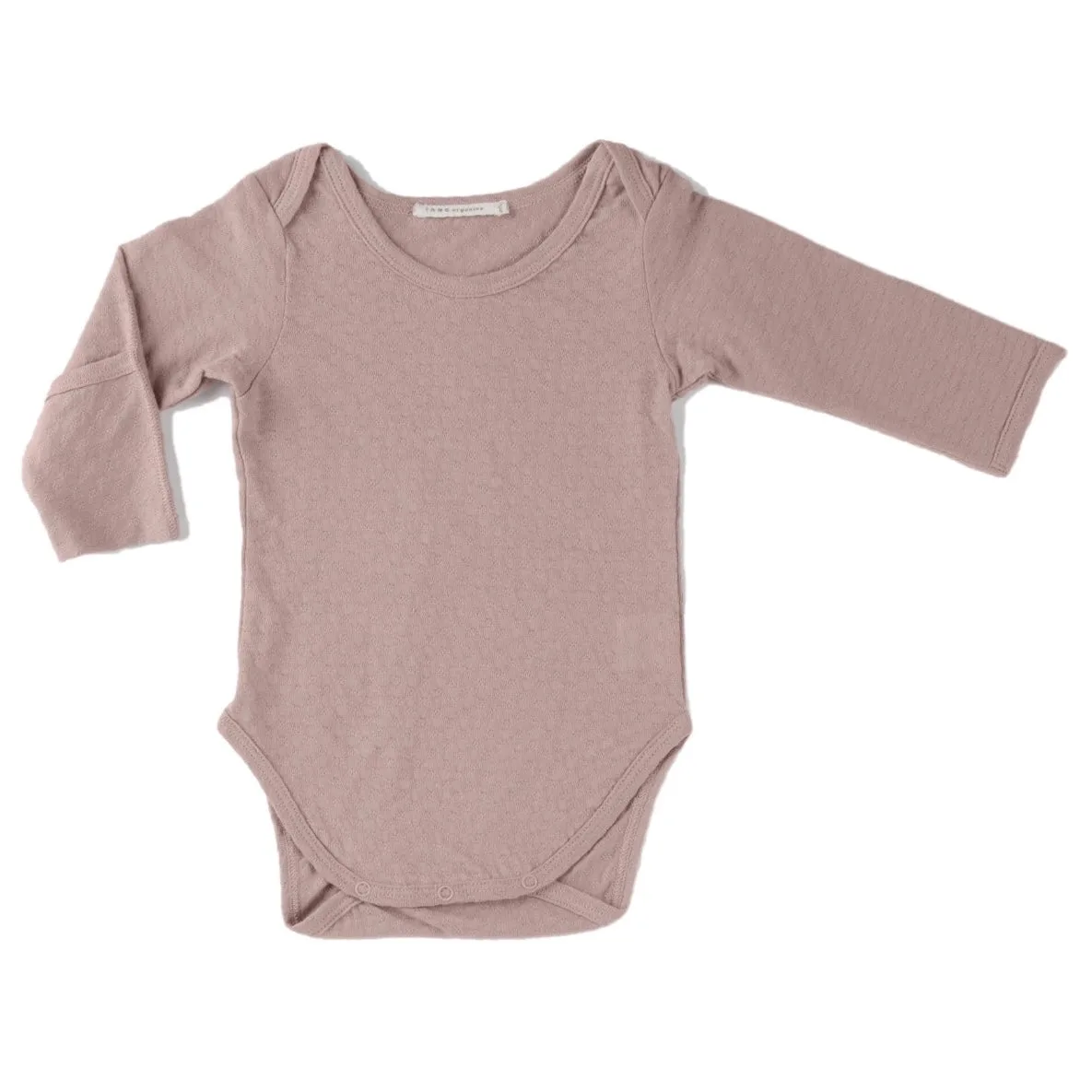 Pointelle Onesie with Handcover