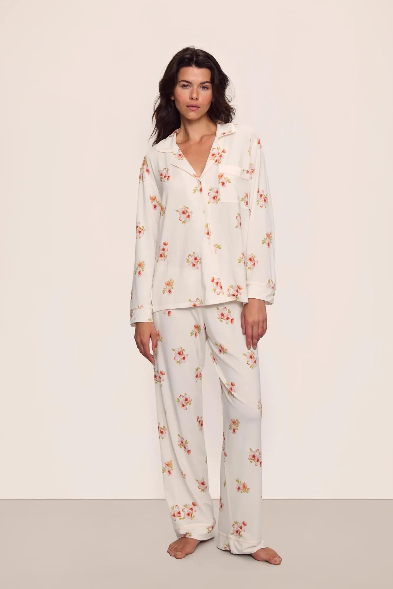 Gisele Printed TENCEL™ Modal Long PJ Set