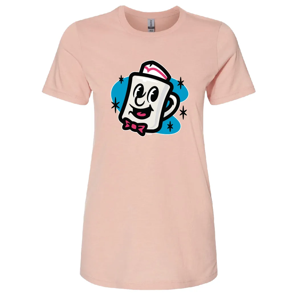 Somerset Patriots Ladies Dusty Rose Soft Style Jersey Diners Coffee Mug T-shirt