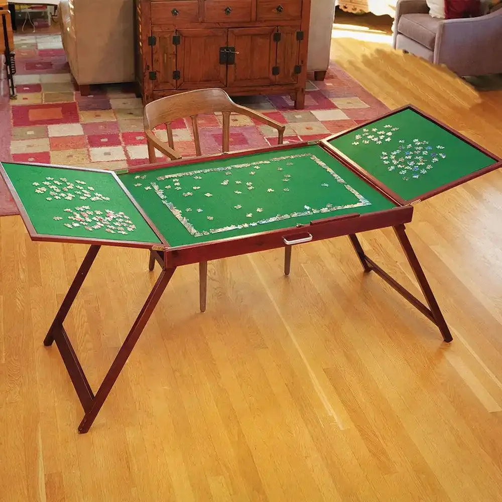 Allestire un tavolo da puzzle in legno pieghevole