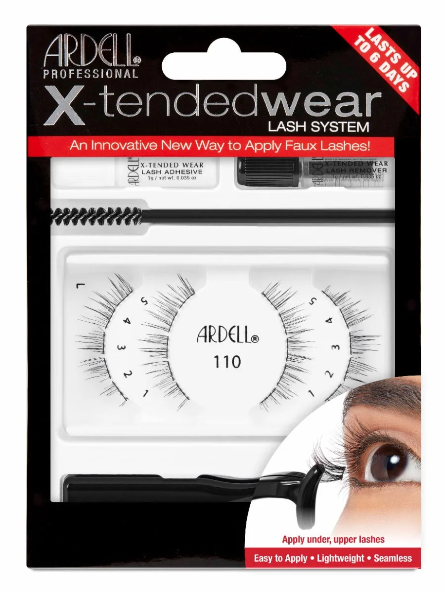 Přírodní vzhled s X-Tended Wear Lash System Kit