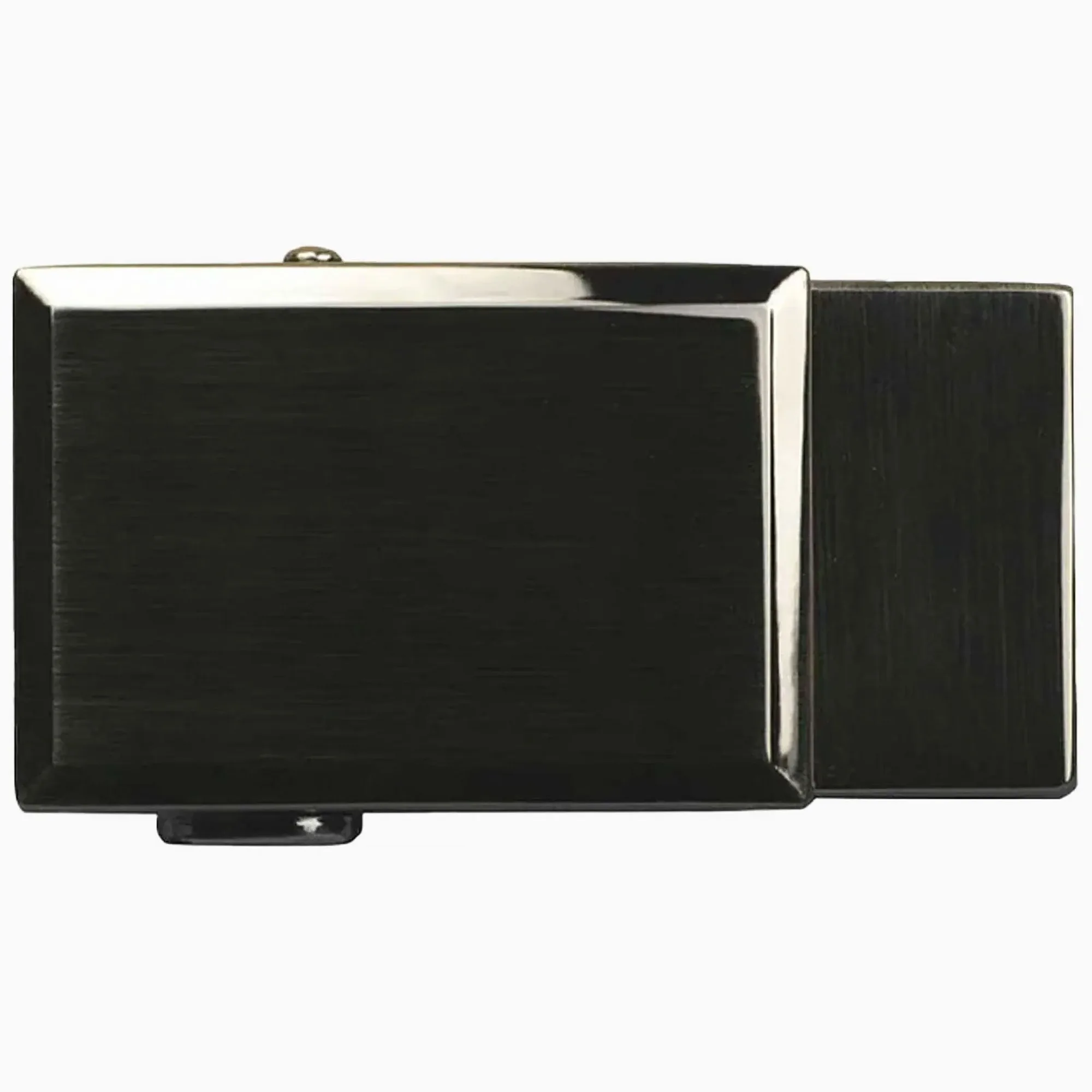 Skjold gunmetal affaset golfspænde, passer til 1 3/8" stropper