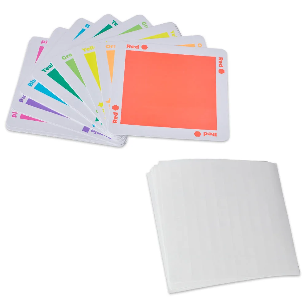 Kit de cartes de couleurs indi