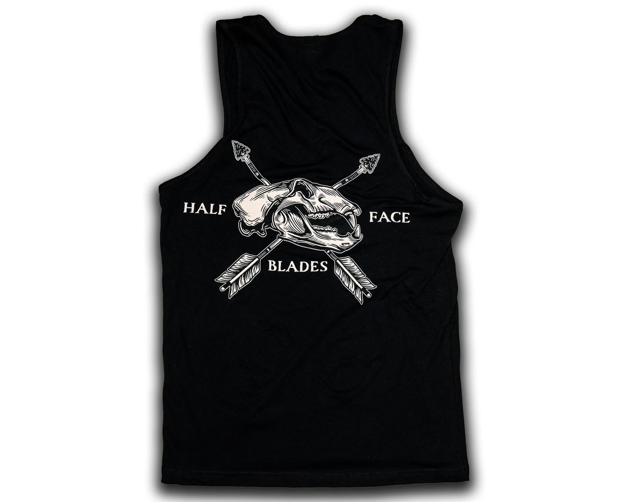 Maglietta HFB Bear Skull (Bianco e Nero)
