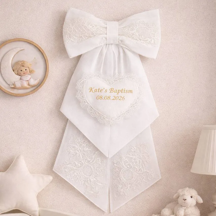 How to Clean a Lace Baptism Keepsake Bow