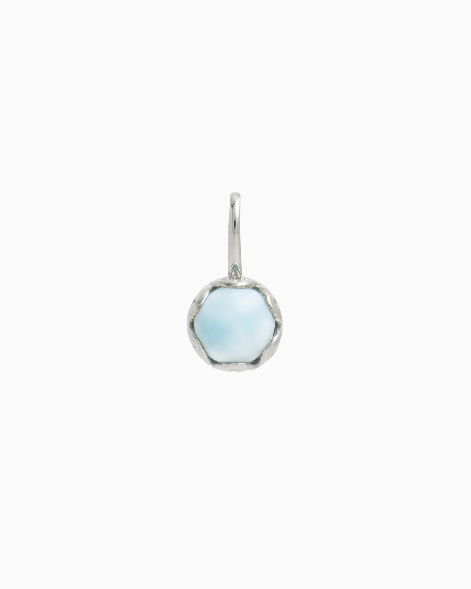 Princess Petroglyph Stone hanger - Larimar