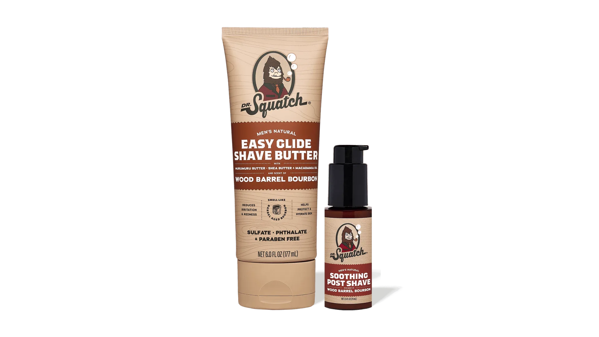 Wood Barrel Bourbon Smooth Shave Bundle