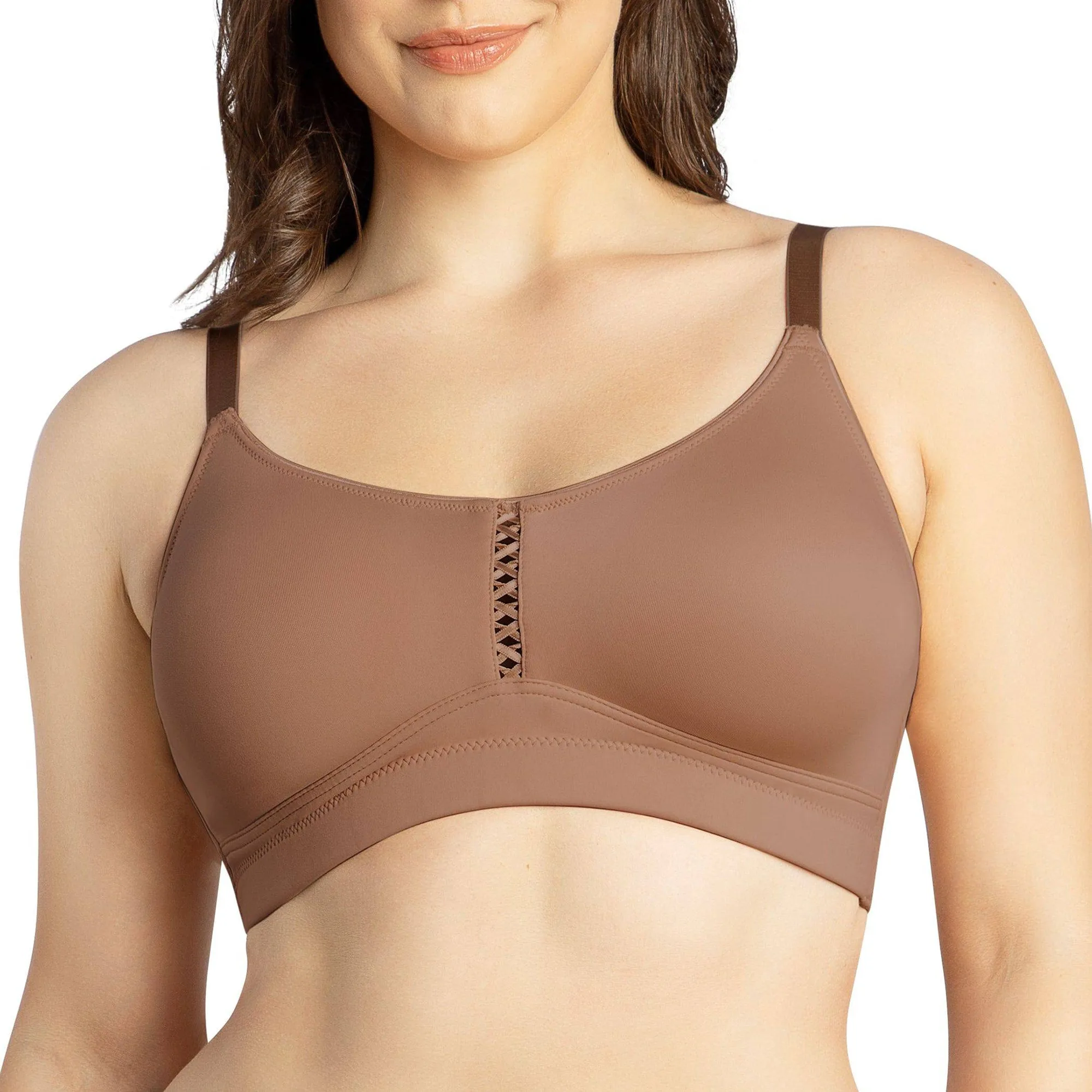 Erika Wire-Free Full Bust Bralette - Mid Nude