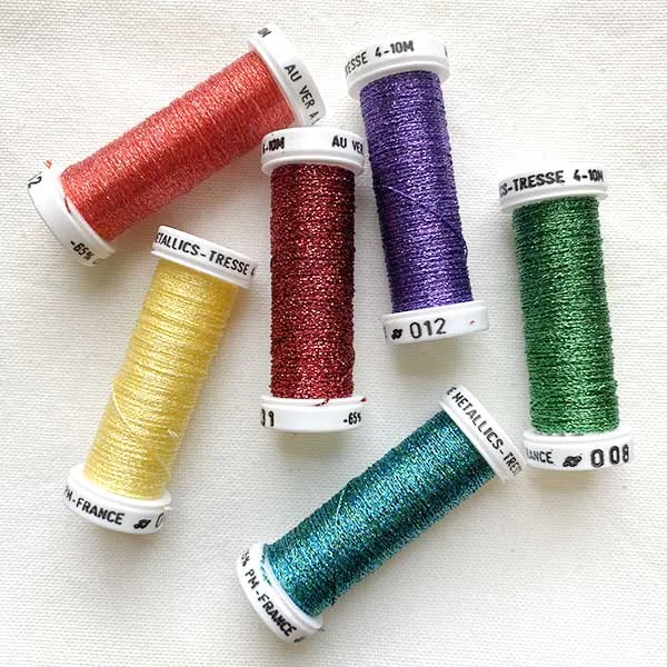 Metallic Thread Sets - Au Ver à Soie