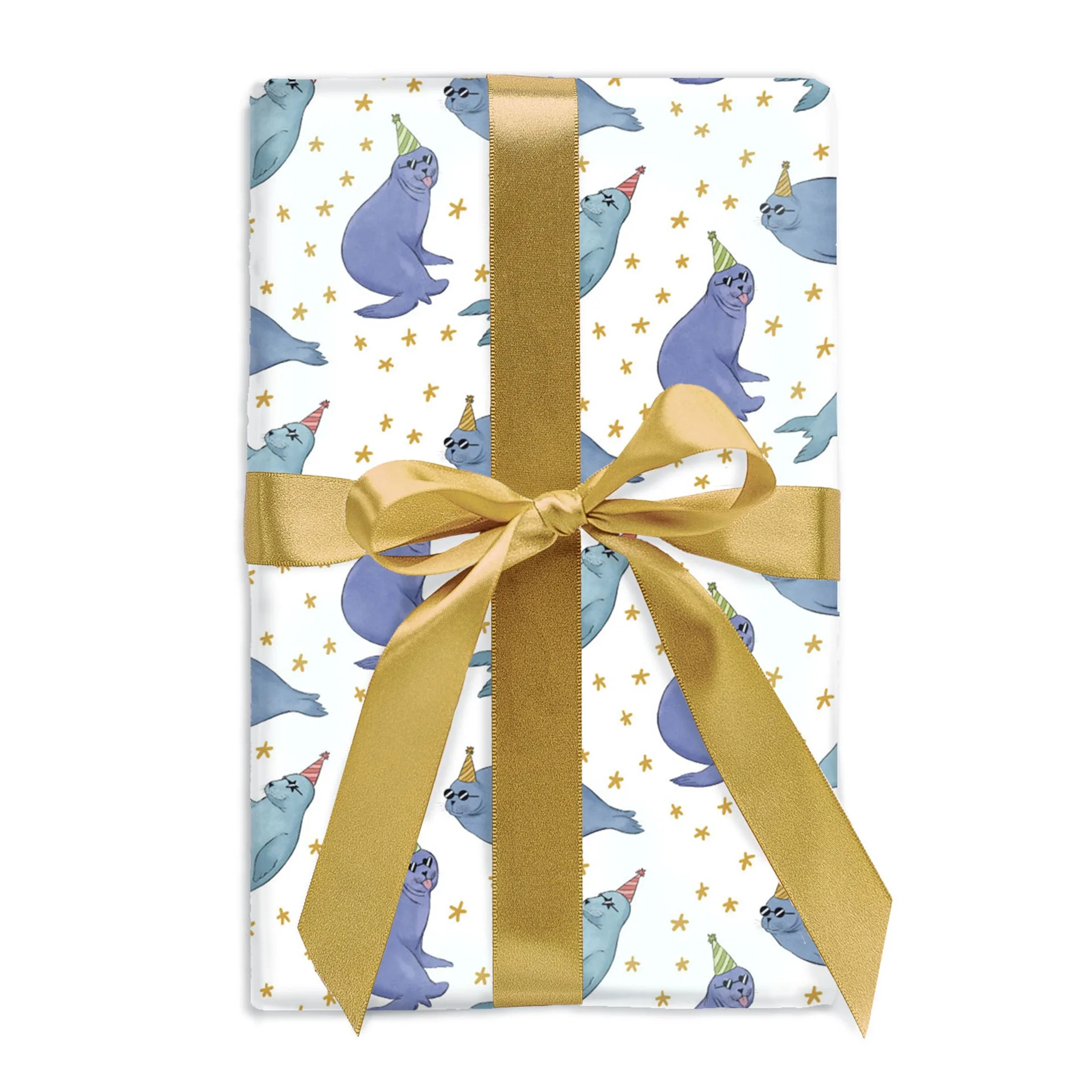 Birthday Seals In Sunnies Gift Wrap
