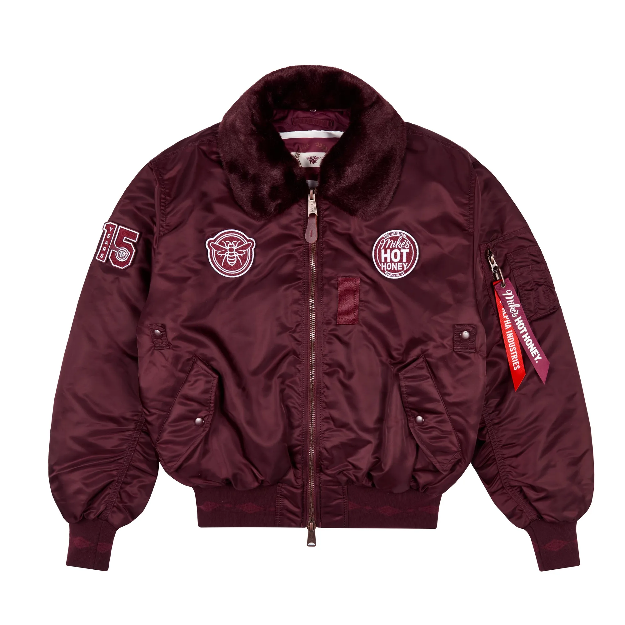 Größentabelle für die Alpha Industries B-15 Bomberjacke