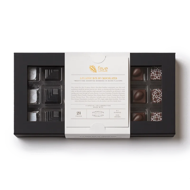 Caixa clássica de chocolates: conteúdo e como oferecer