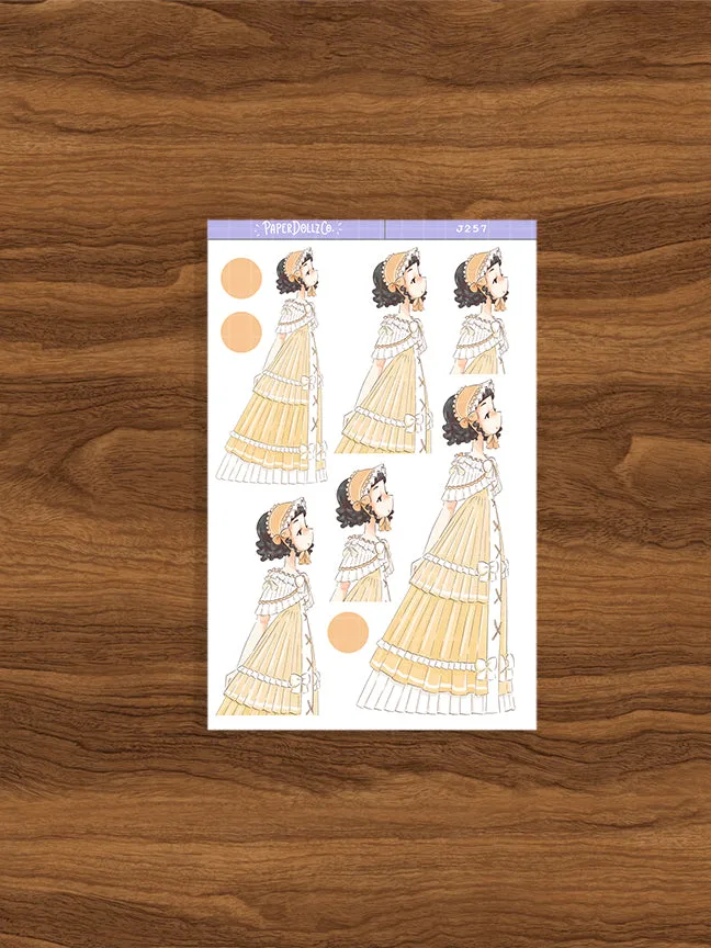 Kamille Thee Party Planner Stickers PaperDollzCo | J257