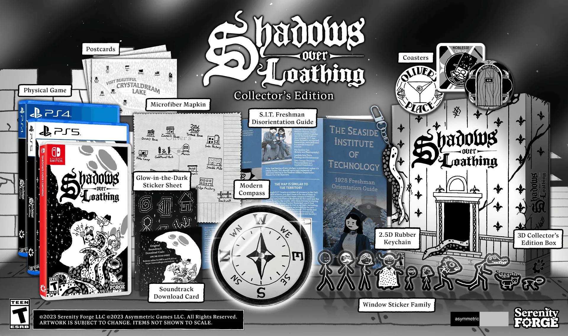 Shadows Over Loathing Collector's Edition uitpakken: wat zit erin?