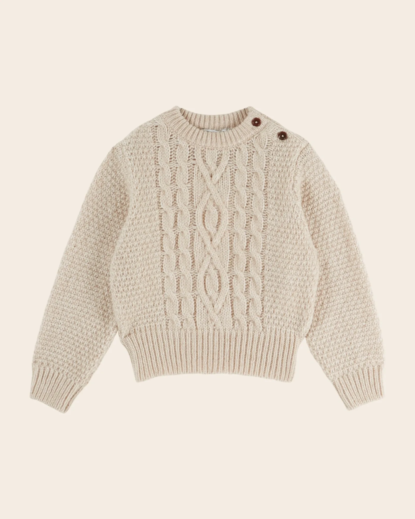 Pull irlandais - Torsade écru