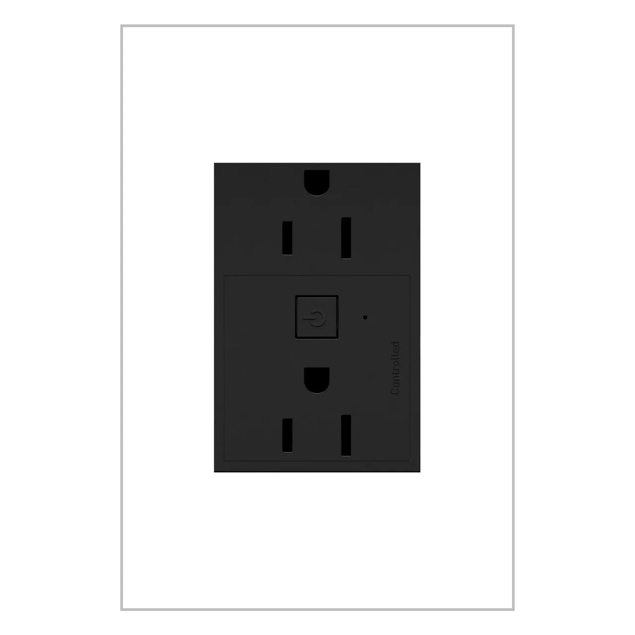 adorne® 15A Smart Outlet with Netatmo Plus-Size, Graphite