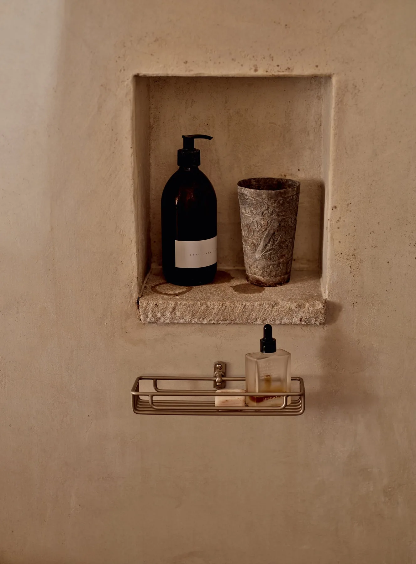 Bilton Shower Caddy, Matt Nickel