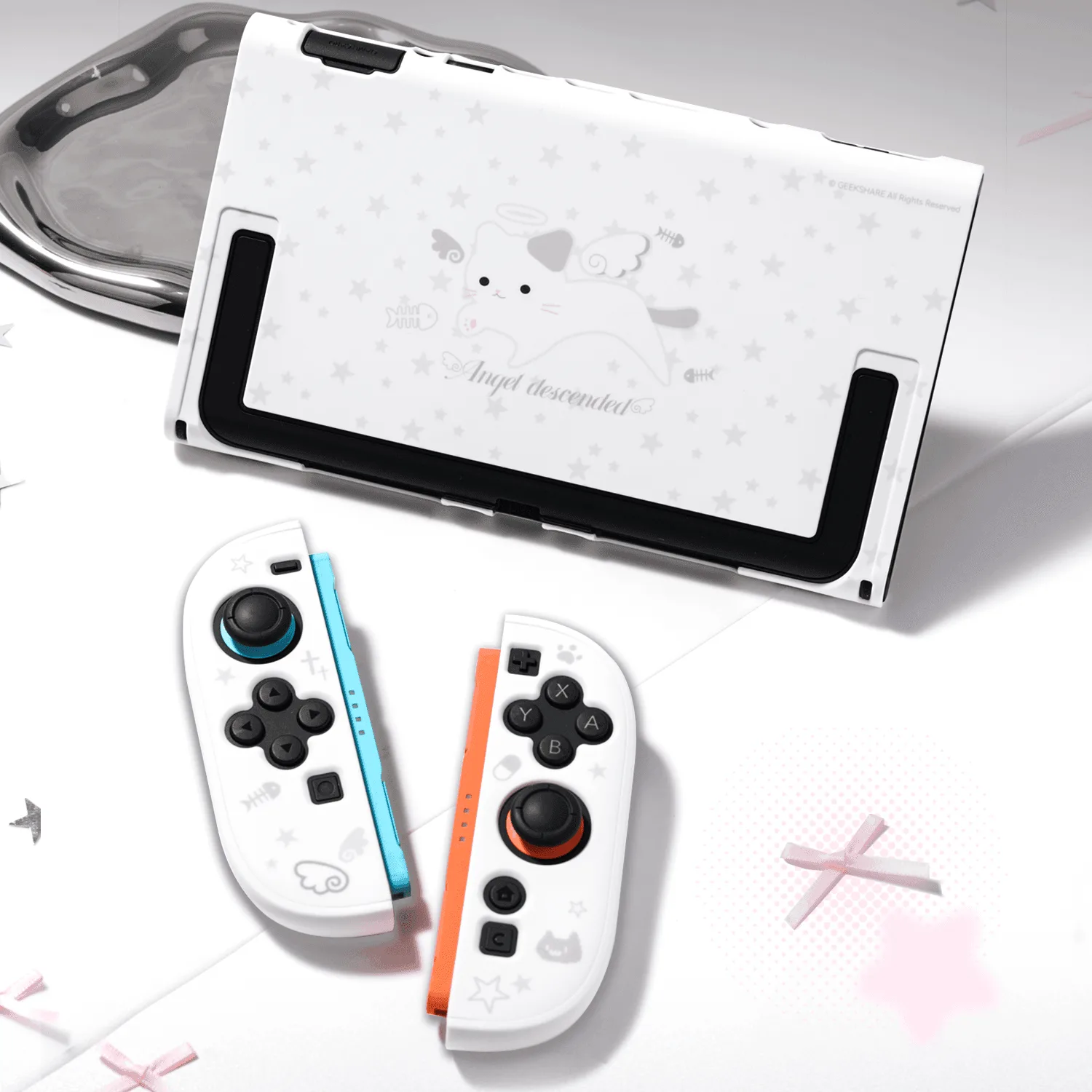 GeekShare Star Cat Split Hollow Protective Case