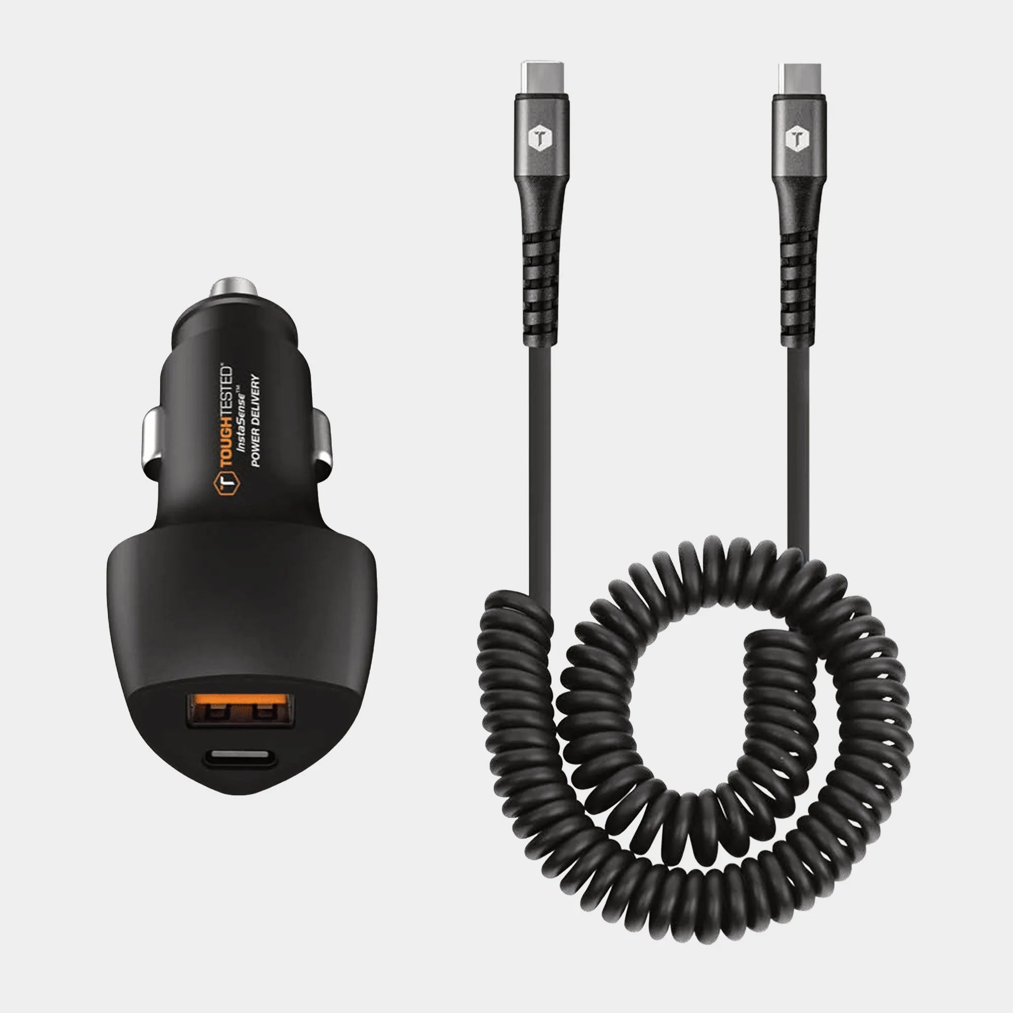ToughTested 20W PD Car Charger Kit with USB-C Cable