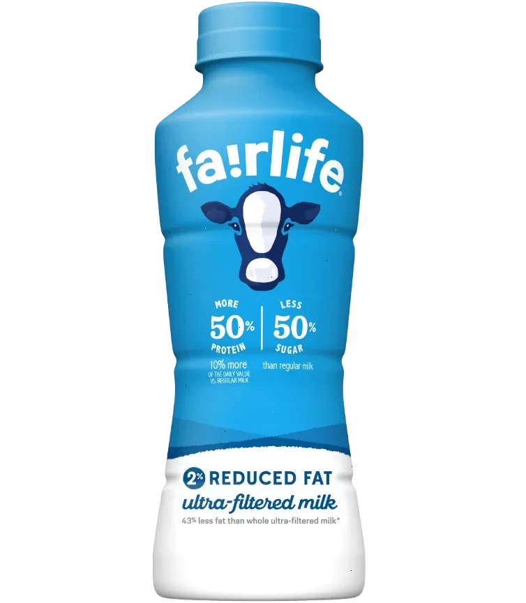 2% REDUCED FAT 14oz ultra-filtered milk