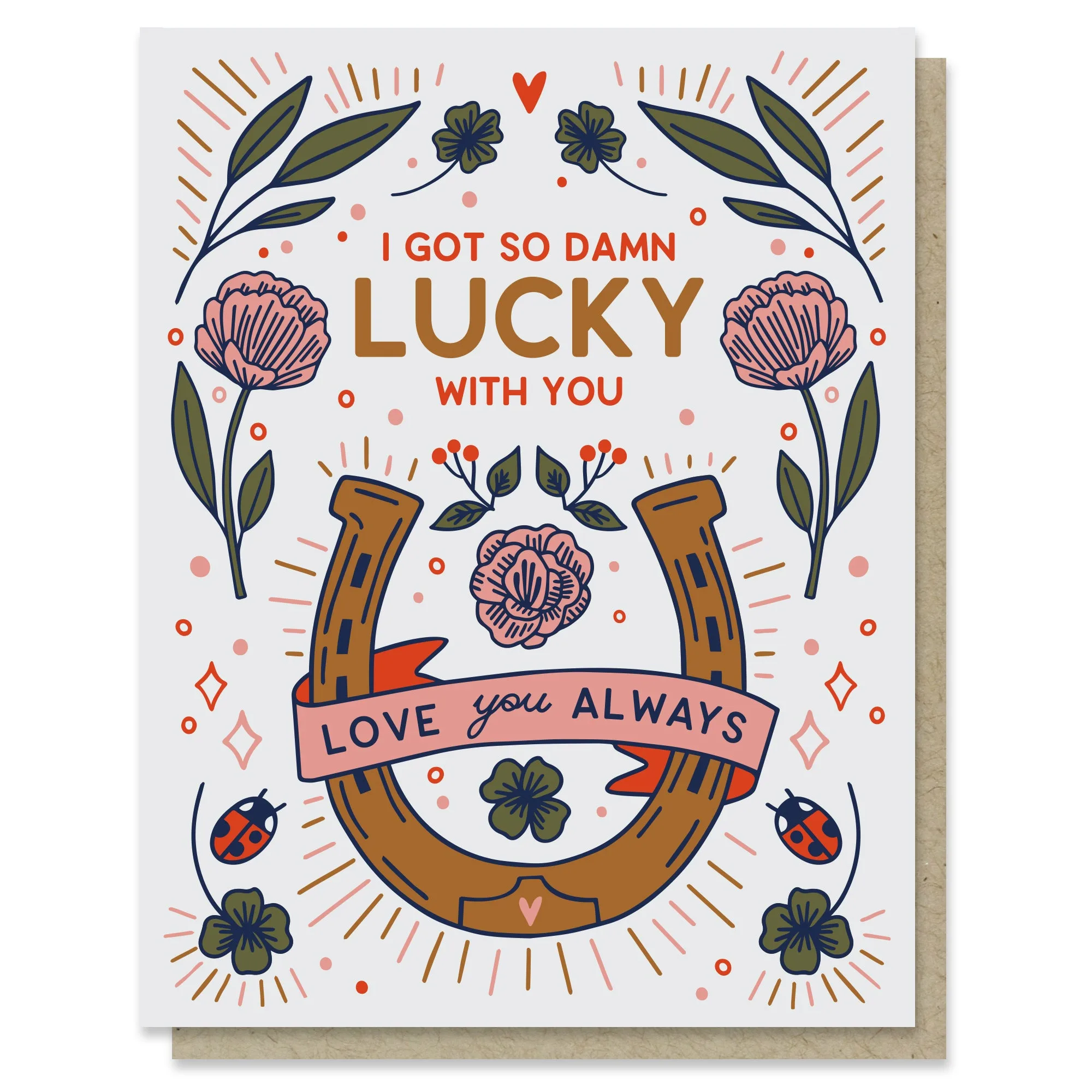 在 Damn Lucky Love 卡片上寫什麼