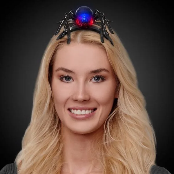 LED Flashing Spider Headband