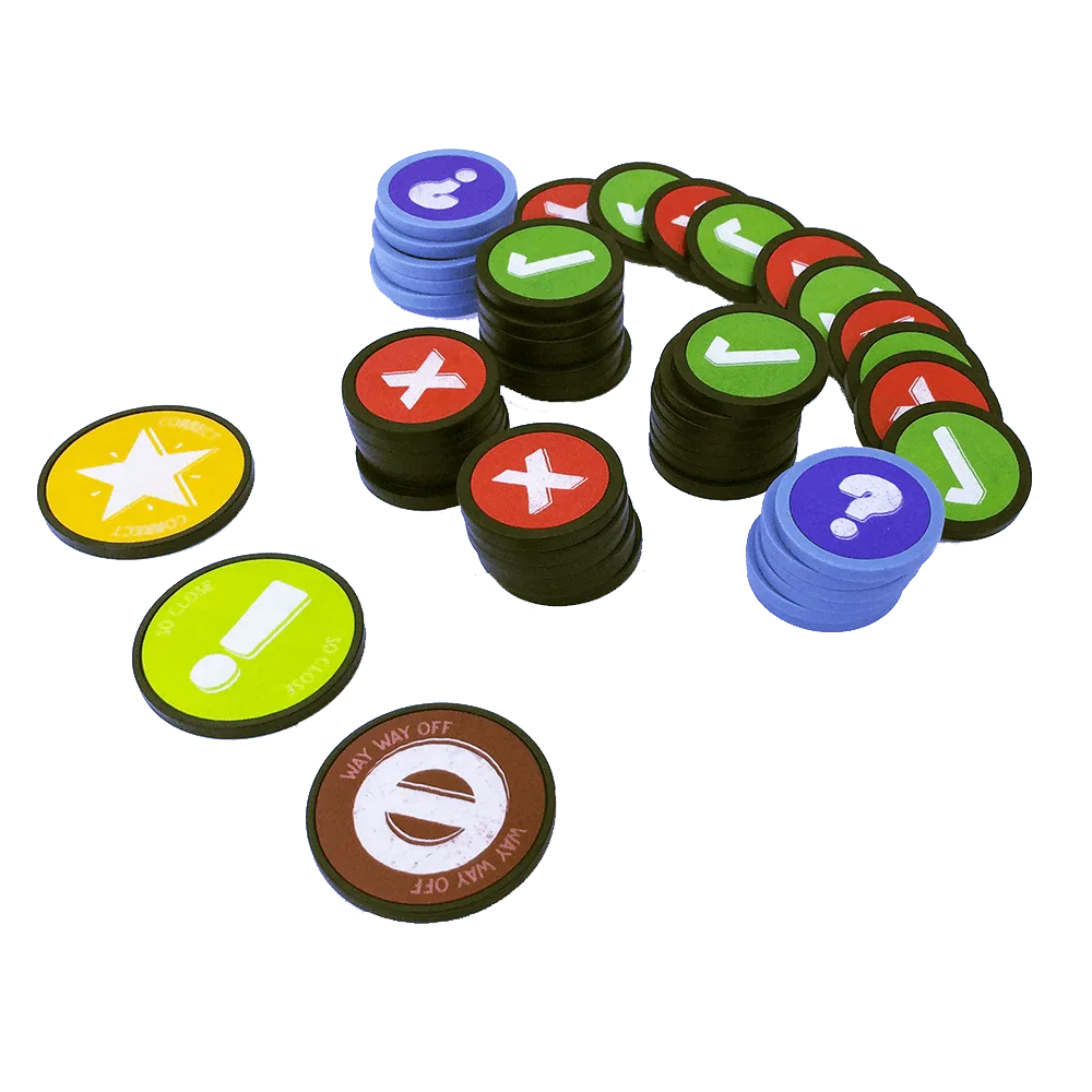 Werewords Deluxe Plastic Tokens