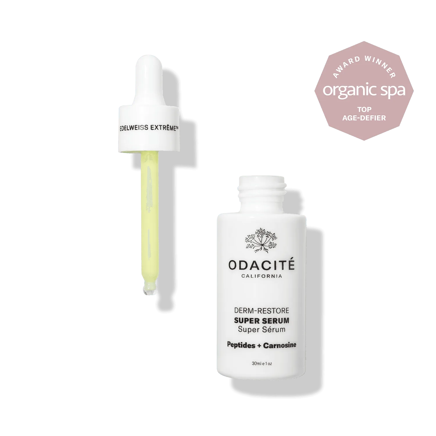 Derm-Restore Super Serum • Edelweiss Extrême® • Peptides + Carnosine