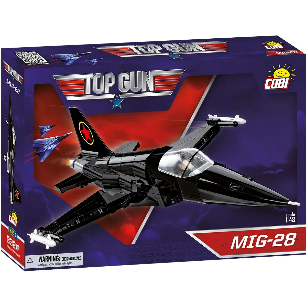 COBI 탑건 MIG-28 제트 전투기: 세트 #5859