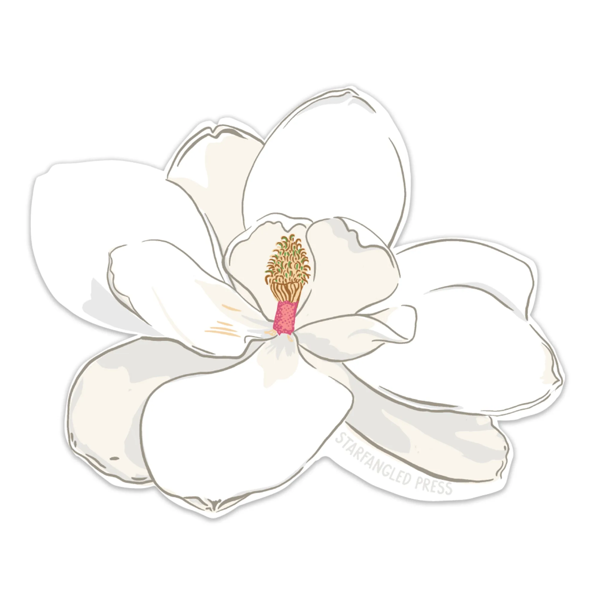 Sticker Fleur de Magnolia